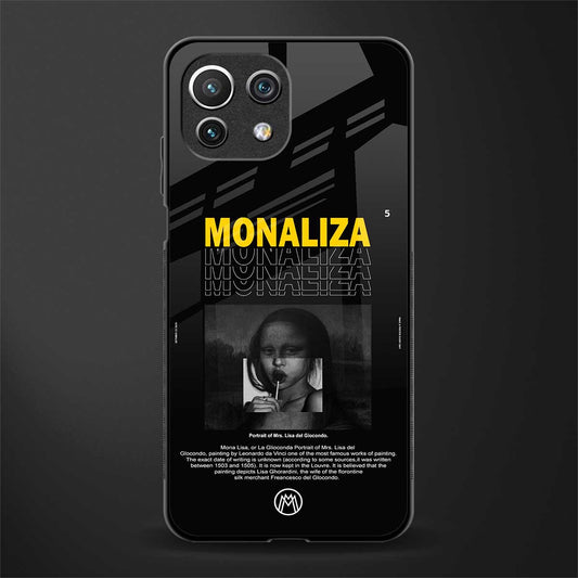 lollipop monaliza glass case for mi 11 lite image