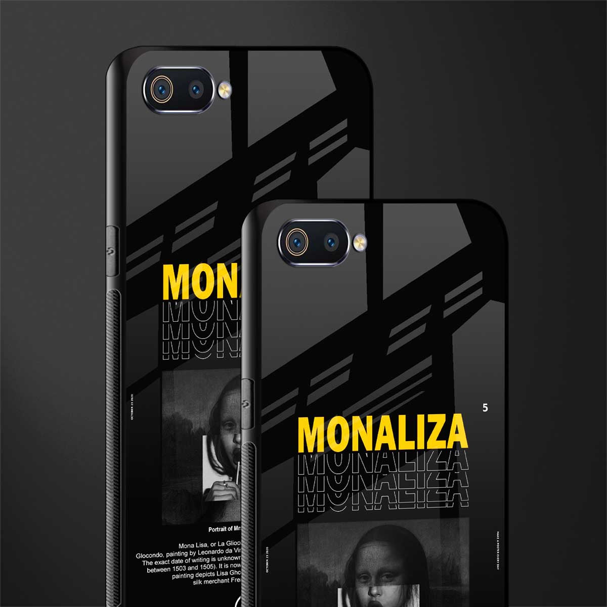 lollipop monaliza glass case for realme c2 image-2