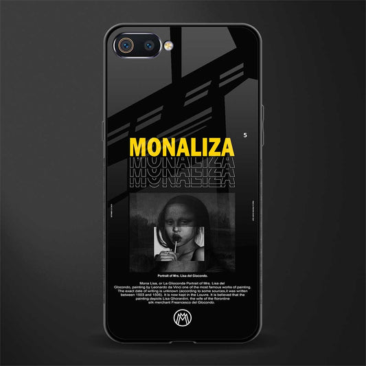 lollipop monaliza phone case | glass case for oppo a1k