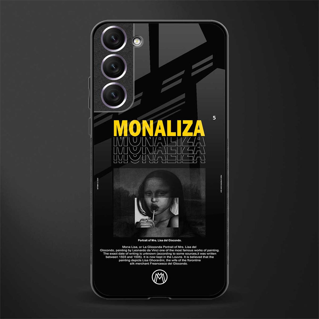 lollipop monaliza glass case for samsung galaxy s21 image