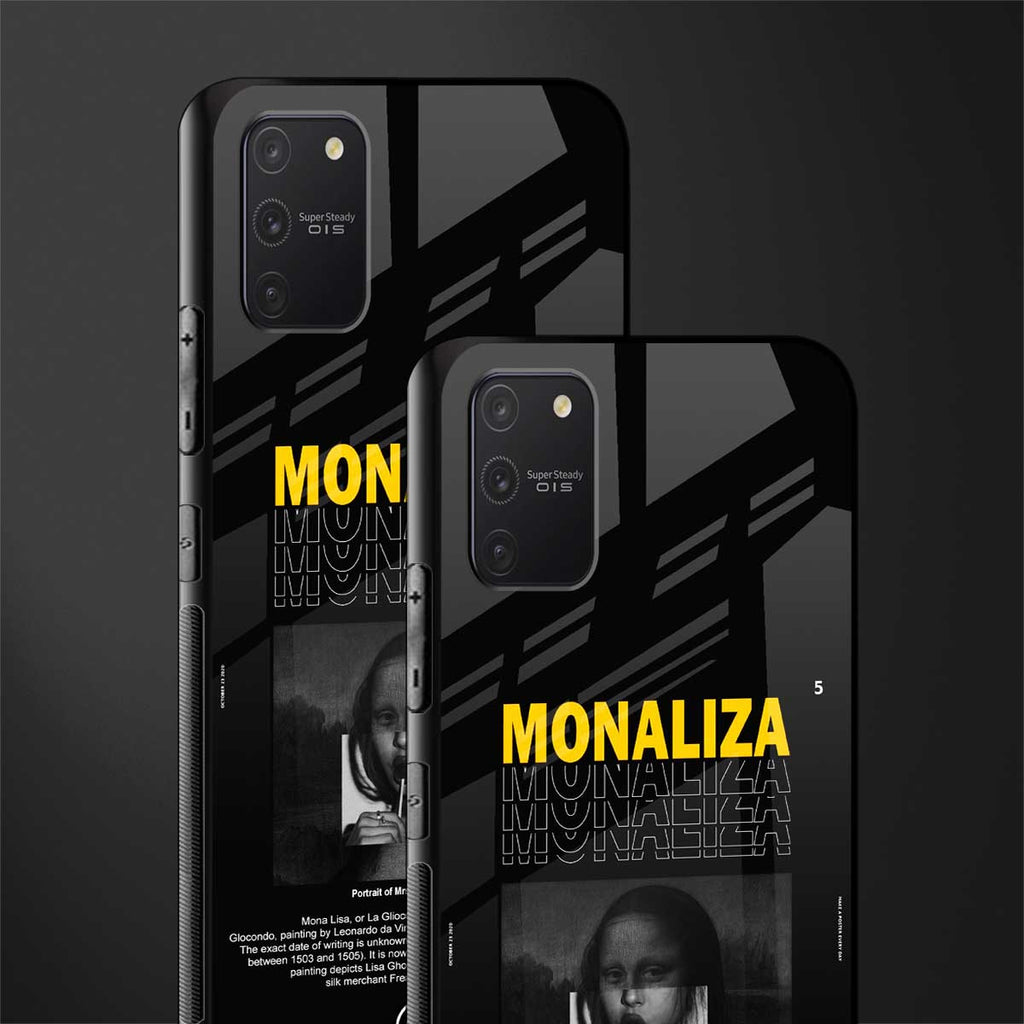 lollipop monaliza phone case | glass case for samsung galaxy s10 lite