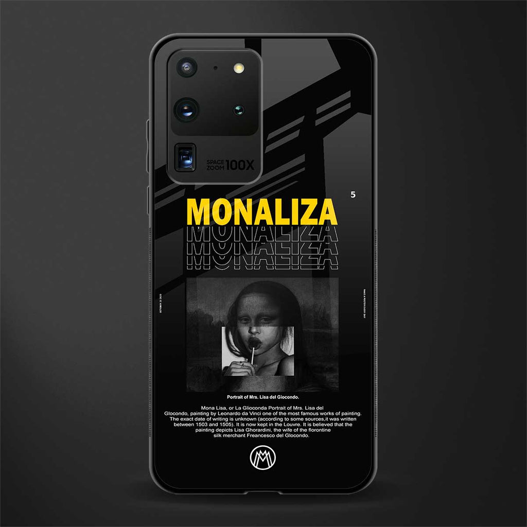 lollipop monaliza glass case for samsung galaxy s20 ultra image