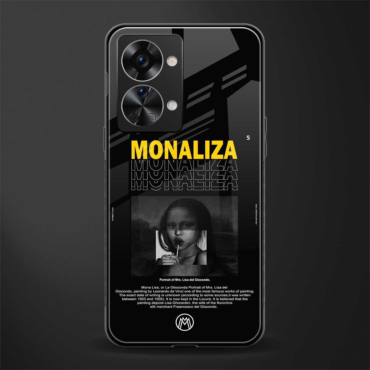 lollipop monaliza glass case for phone case | glass case for oneplus nord 2t 5g