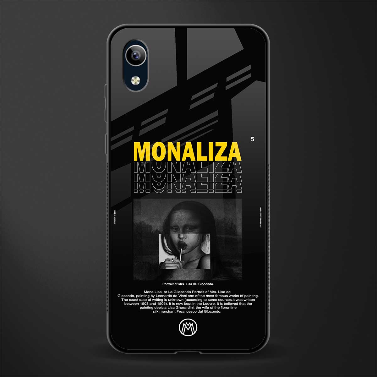 lollipop monaliza glass case for vivo y90 image