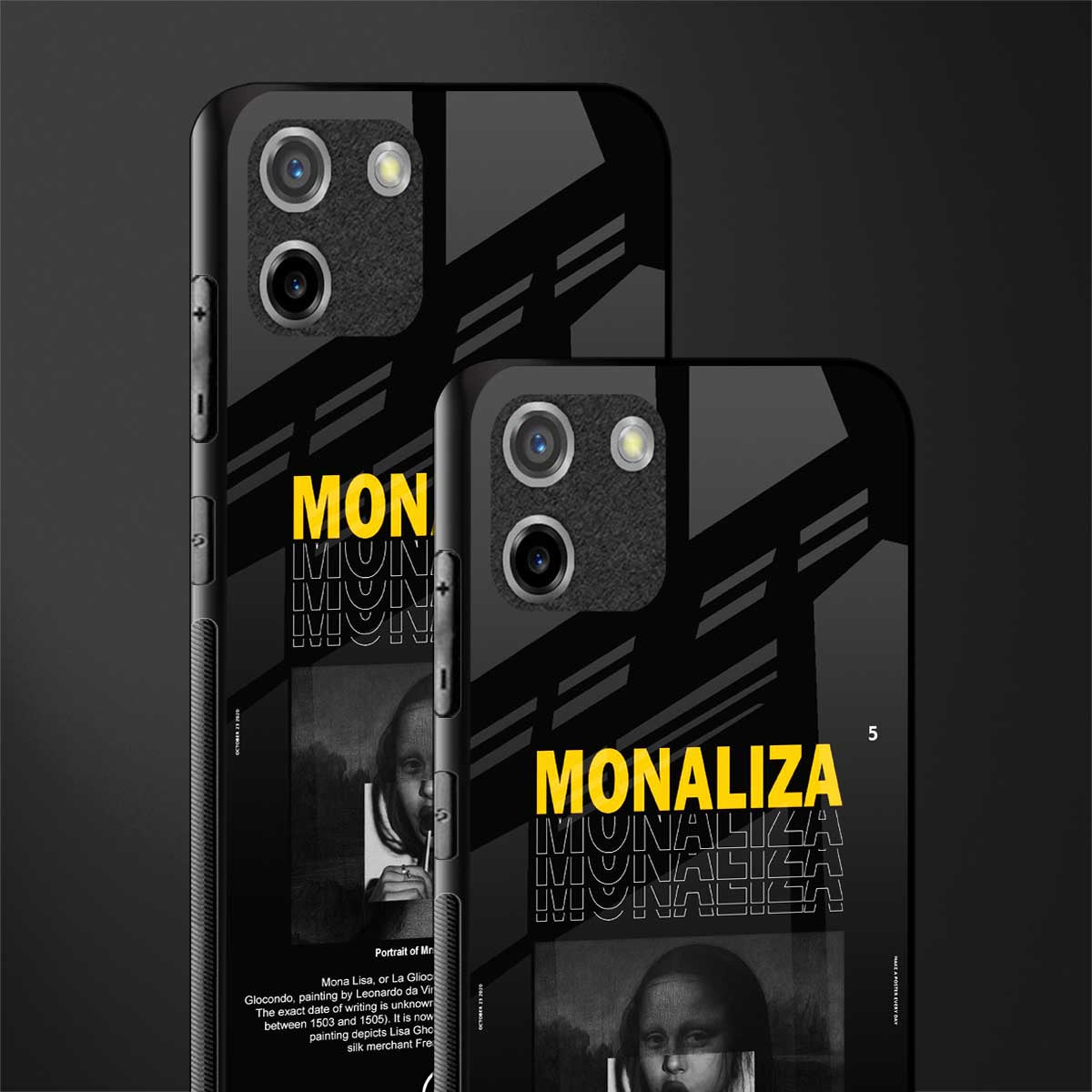lollipop monaliza glass case for realme c11 image-2