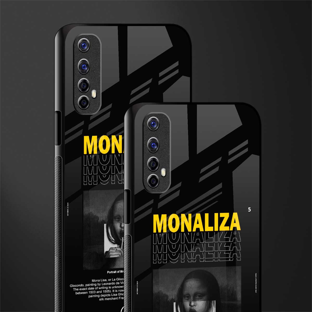 lollipop monaliza glass case for realme 7 image-2