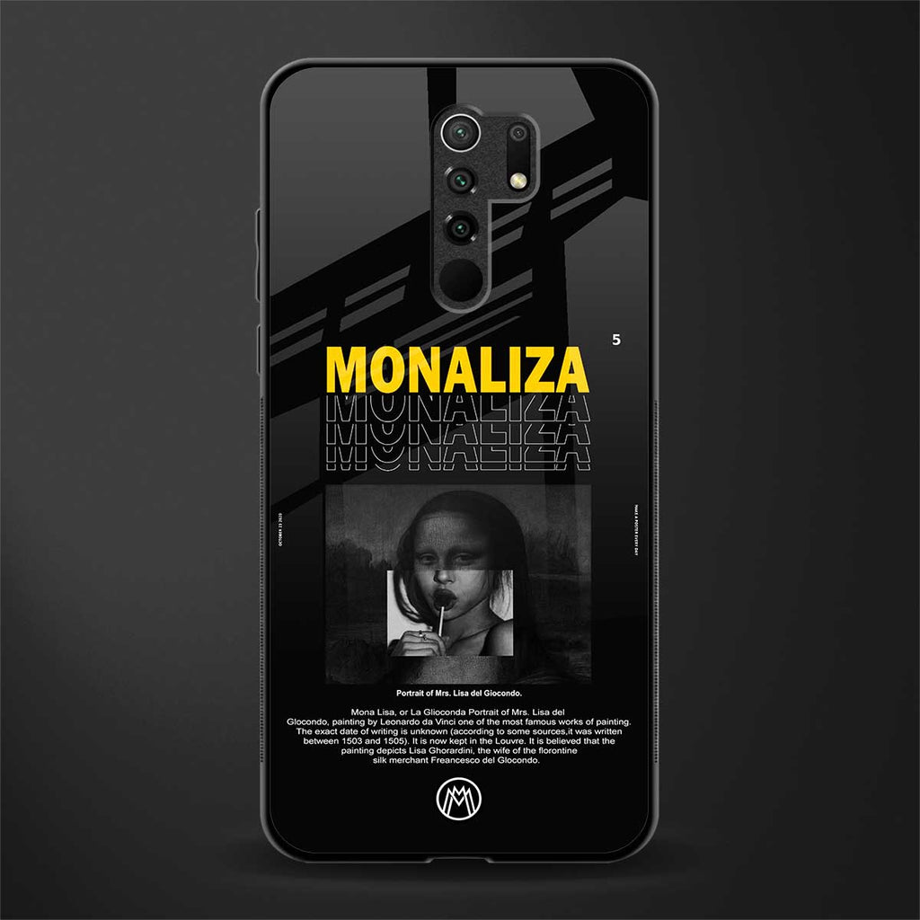 lollipop monaliza glass case for redmi 9 prime image