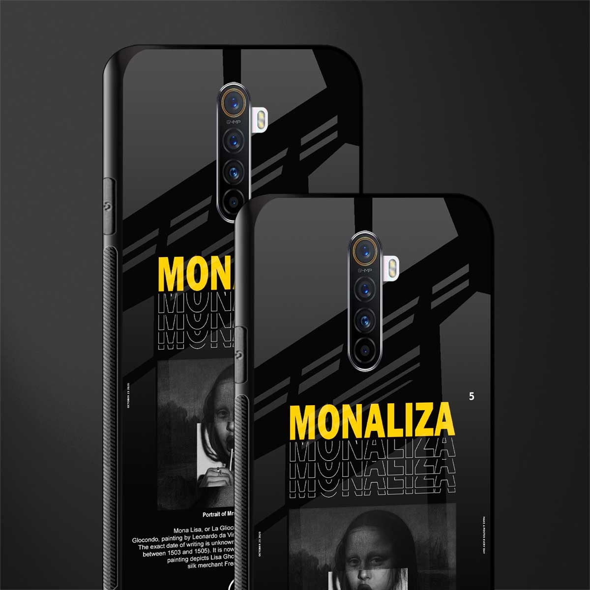 lollipop monaliza glass case for realme x2 pro