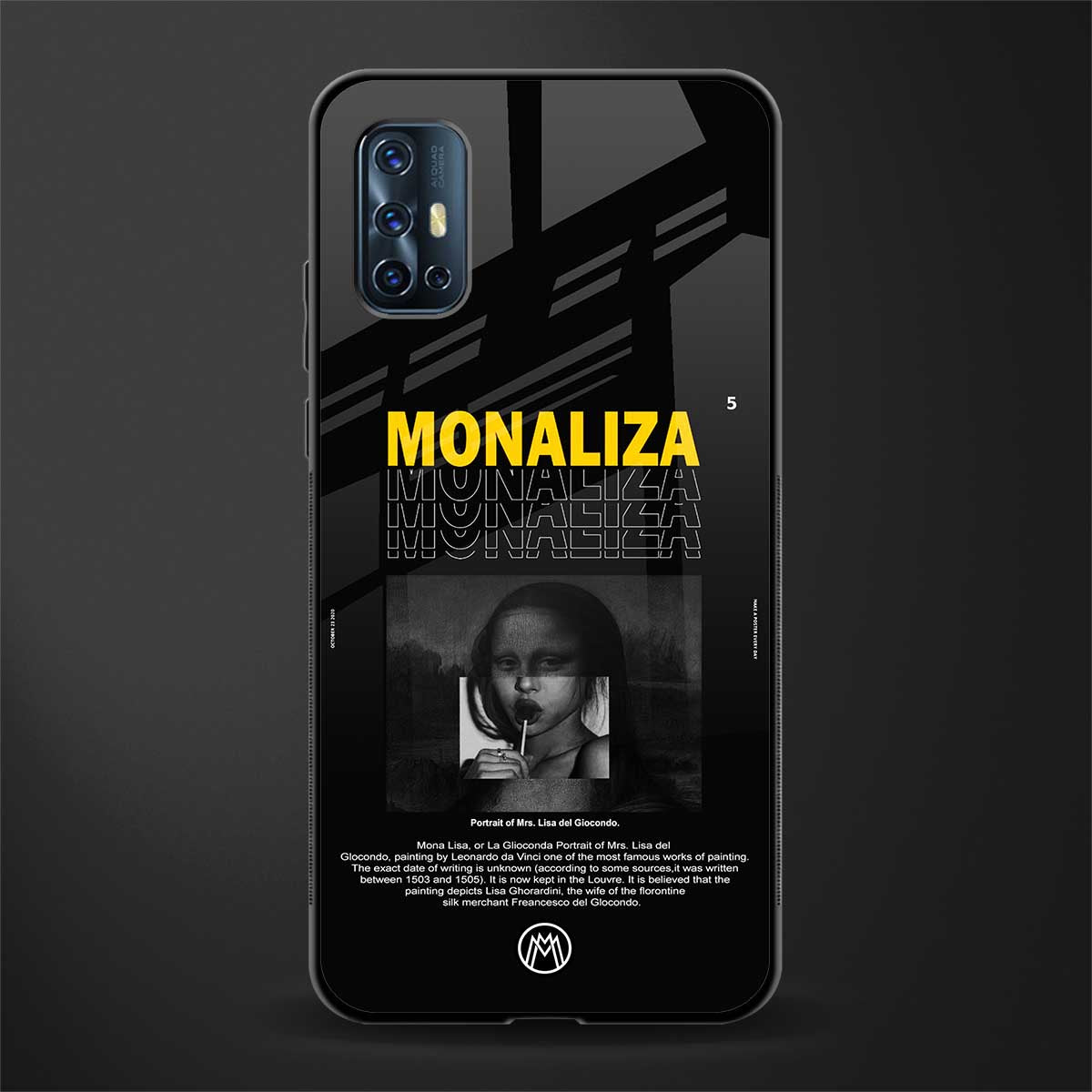 lollipop monaliza glass case for vivo v17