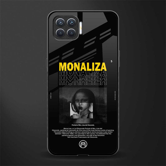 lollipop monaliza glass case for oppo f17 pro image