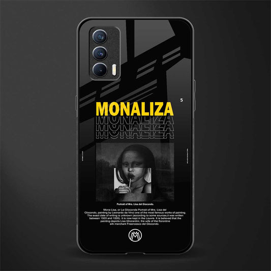 lollipop monaliza glass case for realme x7 image