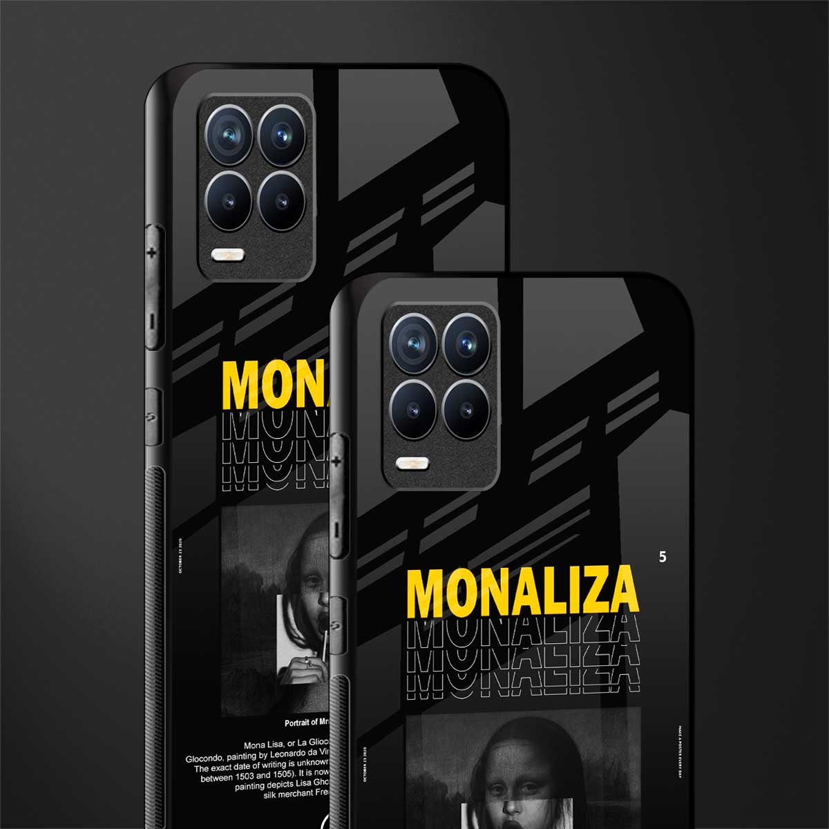lollipop monaliza glass case for realme 8 pro image-2