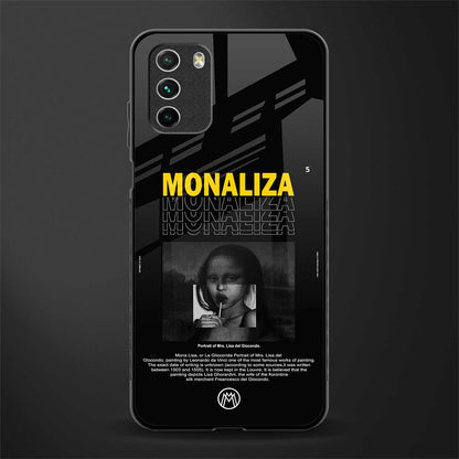 lollipop monaliza glass case for poco m3 image