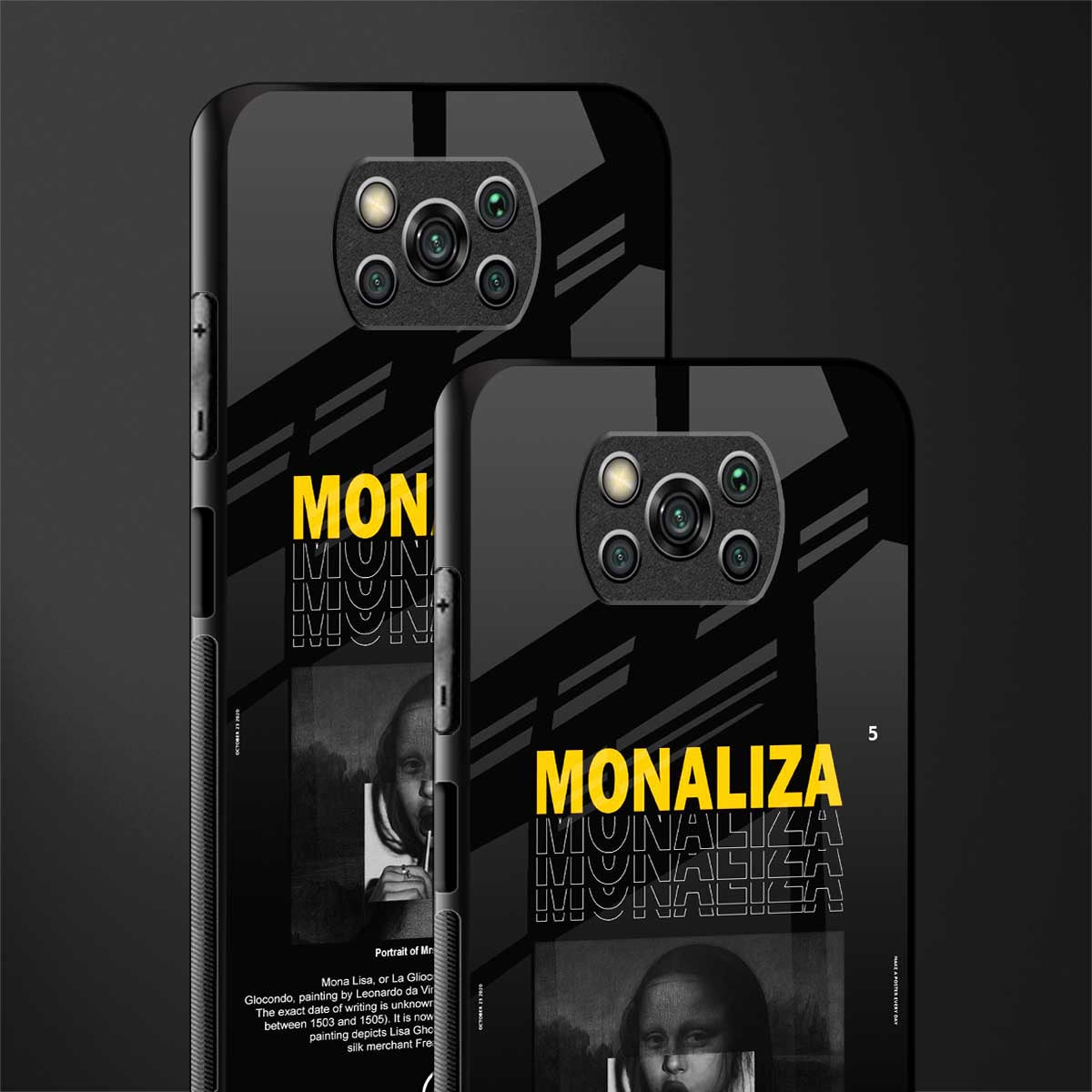 lollipop monaliza glass case for poco x3 image-2