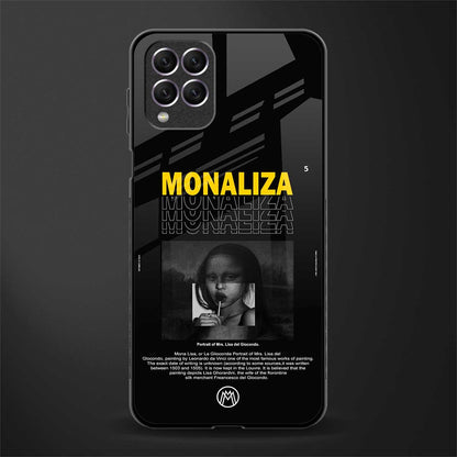 lollipop monaliza glass case for samsung galaxy f62 image