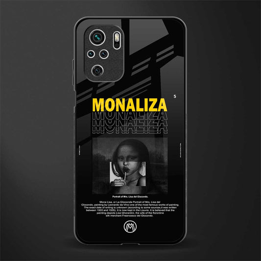 lollipop monaliza glass case for redmi note 10s image