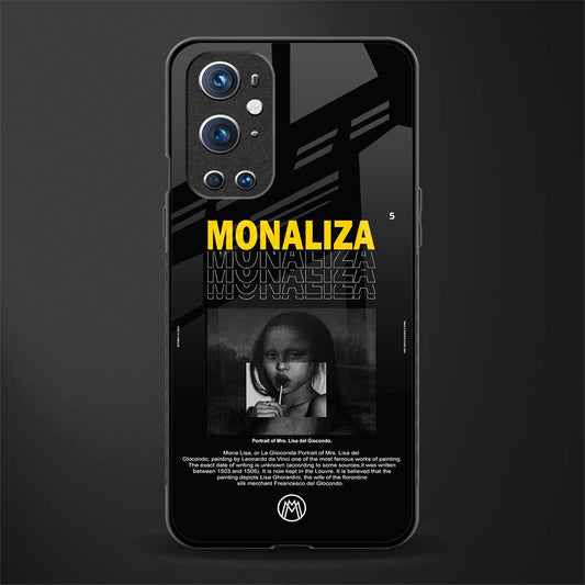 lollipop monaliza glass case for oneplus 9 pro image