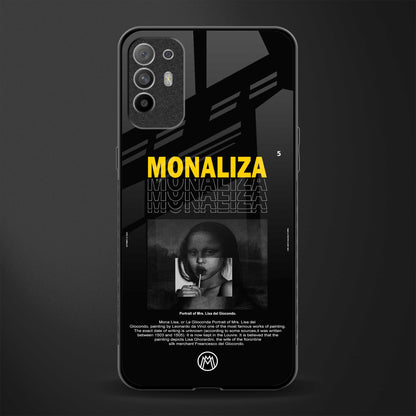 lollipop monaliza glass case for oppo f19 pro plus image