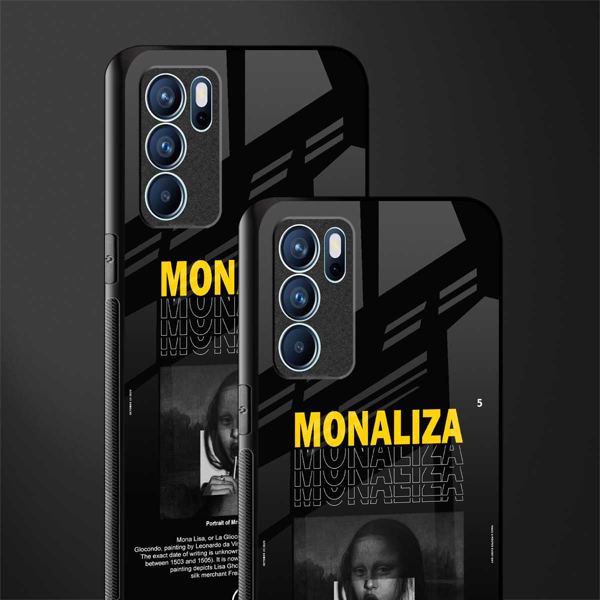 lollipop monaliza glass case for oppo reno6 5g image-2