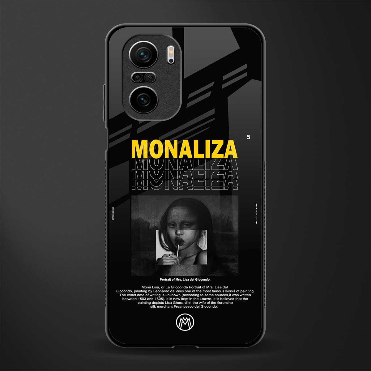 lollipop monaliza glass case for mi 11x 5g image