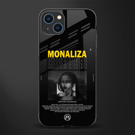lollipop monaliza glass case for iphone 14 plus image