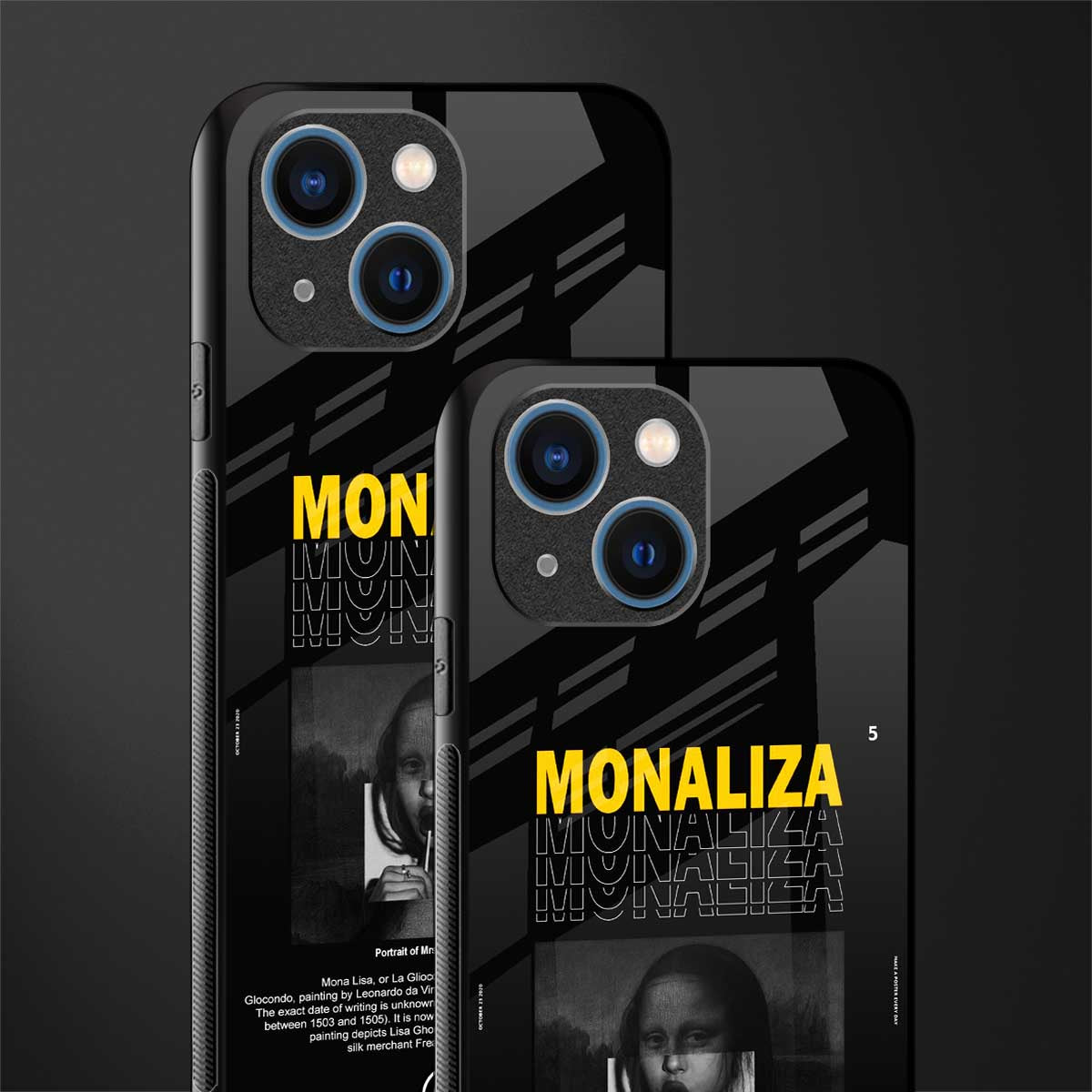 lollipop monaliza glass case for iphone 13 mini image-2
