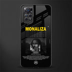 lollipop monaliza back phone cover | glass case for redmi note 11 pro plus 4g/5g