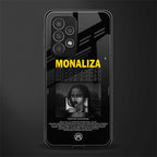 lollipop monaliza back phone cover | glass case for samsung galaxy a23