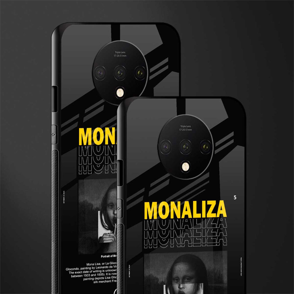 lollipop monaliza phone case | glass case for oneplus 7t