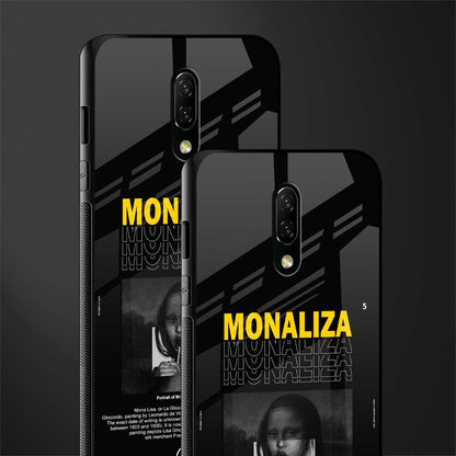 lollipop monaliza phone case | glass case for oneplus 7