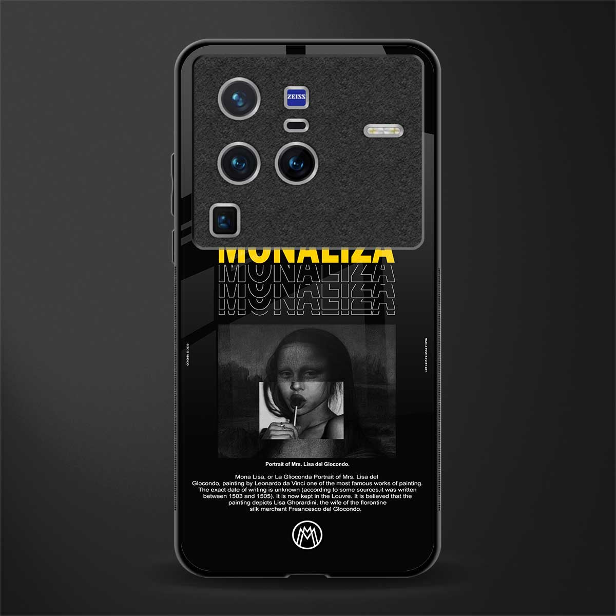lollipop monaliza glass case for vivo x80 pro 5g image
