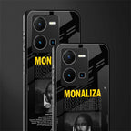 lollipop monaliza back phone cover | glass case for vivo y35 4g