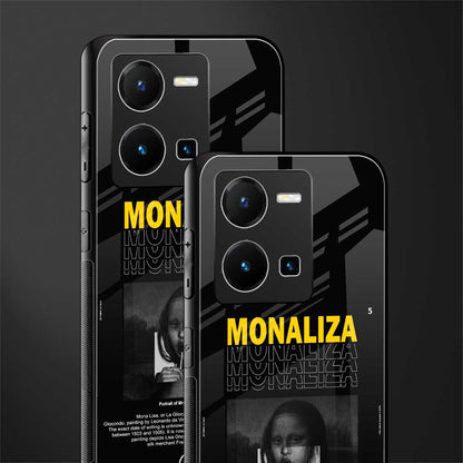 lollipop monaliza back phone cover | glass case for vivo y35 4g