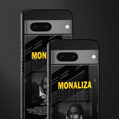 lollipop monaliza back phone cover | glass case for google pixel 7