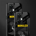 lollipop monaliza back phone cover | glass case for oneplus nord ce 3 lite