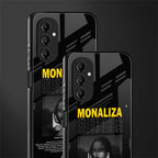 lollipop monaliza back phone cover | glass case for samsung galaxy a14 5g