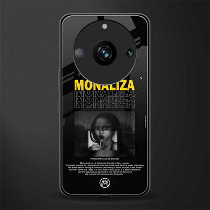 lollipop monaliza back phone cover | glass case for realme 11 pro 5g