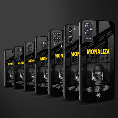 lollipop monaliza back phone cover | glass case for samsung galaxy a54 5g