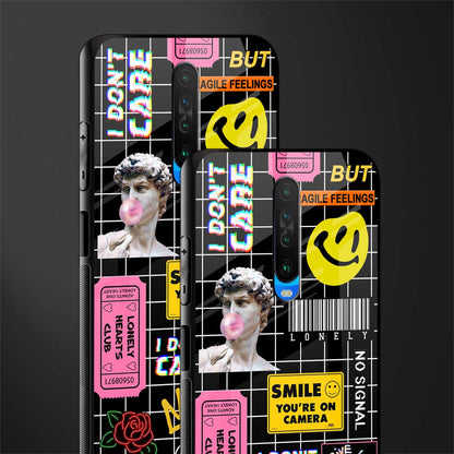 lonely hearts club black glass case for poco x2 image-2