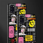 lonely hearts club black glass case for samsung galaxy a31 image-2