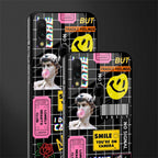 lonely hearts club black glass case for redmi note 7 pro image-2