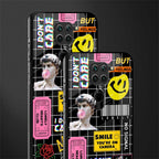 lonely hearts club black glass case for redmi note 9 image-2