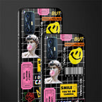 lonely hearts club black glass case for vivo v17 image-2