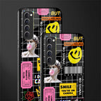 lonely hearts club black glass case for oppo reno 4 pro image-2