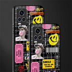 lonely hearts club black glass case for vivo v20 pro image-2