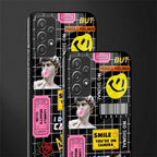 lonely hearts club black glass case for samsung galaxy a52s 5g image-2