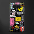 lonely hearts club black glass case for samsung galaxy note 8 image