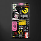 lonely hearts club black glass case for samsung galaxy note 8 image