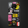 lonely hearts club black glass case for oneplus 7t image