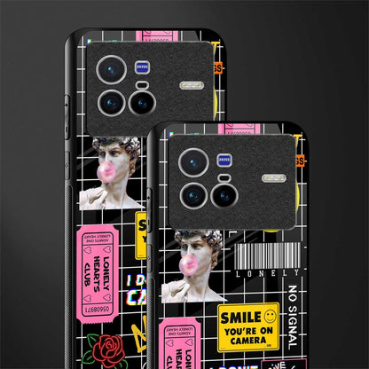 lonely hearts club black glass case for vivo x80 image-2